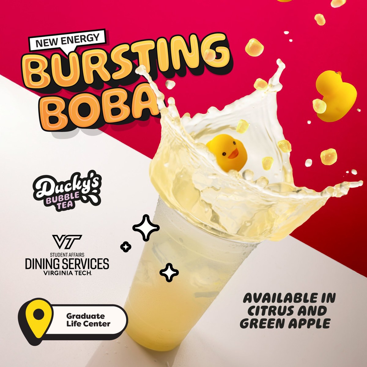 Ducky's Bubble Tea Social Post