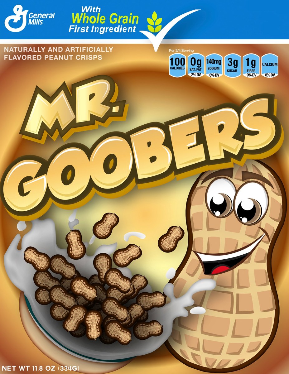 Mr. Goobers Cereal Box